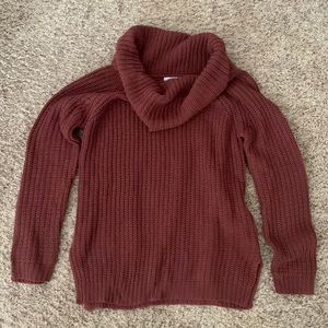 Cowl neck sweater